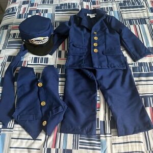Kids Conductor Costume Set - Blue